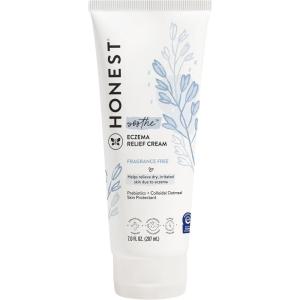 imageThe Honest Company Eczema Soothing Therapy Cream  Skin Protectant  Naturally Derived Gentle for Baby  Prebiotics Colloidal Oatmeal  7 oz