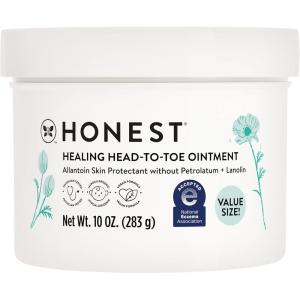 imageThe Honest Company Head to Toe MultiPurpose Healing Ointment  Safe for Sensitive Skin  Hypoallergenic Fragrance Free Vegan  Value Size 10 ozValue Size Healing Ointment  10 oz