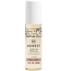 imageThe Honest Company Honest Mama Hydrating and Soothing Glow On Body  Belly Oil  Plant Based Hypoallergenic Fragrance Free  42 fl ozGlow
