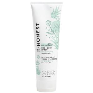imageThe Honest Company Hydrating Face  Body Lotion  Fast Absorbing Naturally Derived Hypoallergenic  Fragrance Free Sensitive 85 fl ozFragrance Free Sensitive
