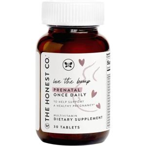 imageThe Honest Company Love the Bump Prenatal Once Daily Supplement  NSF Certified Non GMO Multivitamin  30 Count Tablets