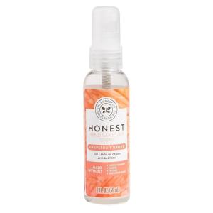 imageThe Honest Company PlantBased Hand Sanitizer Spray  Kills 999 of Germs  Hypoallergenic Quickdrying  Moisturizing  Coastal Surf 2 fl ozGrapefruit