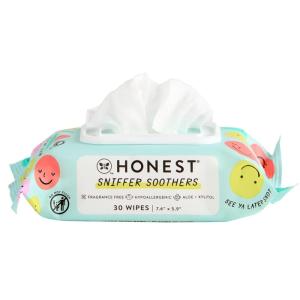 imageThe Honest Company PlantBased Snot Removing Wipes  Soothing Nose  Face Wipes with Aloe  Hypoallergenic for Sensitive Skin EWG Verified  Fragrance Free 60 CountUnscented