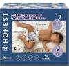 imageThe Honest Company Clean Conscious Overnight Diapers for Sensitive Skin  Hypoallergenic Fragrance Free  Cozy Cloud  Star Signs  Club Box Size 6 35 lbs 34 CountSize 6