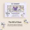 imageThe Honest Company Calm Lavender Bathtime Gift Set  Disney Design  Hypoallergenic Bath for Sensitive Skin  Shampoo  Body Wash Face  Body Lotion Bubble Bath Conditioner Sponge
