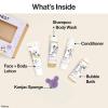 imageThe Honest Company Calm Lavender Bathtime Gift Set  Disney Design  Hypoallergenic Bath for Sensitive Skin  Shampoo  Body Wash Face  Body Lotion Bubble Bath Conditioner Sponge