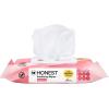 imageThe Honest Company Grapefruit Grove Sanitizing Wipes Kills 9999 of Germs Safe for All Hands Antibacterial Dermatologist Tested 50 Count