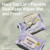 imageThe Honest Company Lavender Sanitizing Wipes Kills 9999 of Germs Safe for All Hands Antibacterial Dermatologist Tested 50 Count