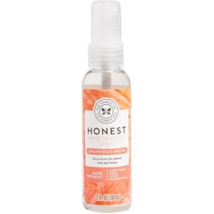 imageThe Honest Company PlantBased Hand Sanitizer Spray  Kills 999 of Germs  Hypoallergenic Quickdrying  Moisturizing  Coastal Surf 2 fl oz each pack of 3Grapefruit
