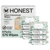 imageThe Honest Company Clean Conscious MultiUse Baby Wipes for Sensitive Skin Fragrance Free Geo Mood 1152 CountGeo Mood
