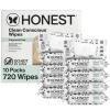 imageThe Honest Company Clean Conscious MultiUse Baby Wipes for Sensitive Skin Fragrance Free Geo Mood 1152 CountPattern Play