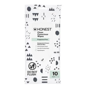 imageThe Honest Company Clean Conscious MultiUse Baby Wipes for Sensitive Skin Fragrance Free Geo Mood 1152 CountPattern Play