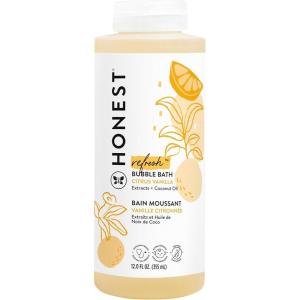 imageThe Honest Company Foaming Bubble Bath Gentle on Skin Dermatologist Tested Tear Free Hypoallergenic Disney and Pixars Toy Story Sensitive Fragrance FreeCitrus Vanilla Refresh