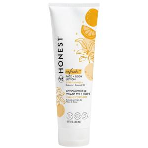 imageThe Honest Company Moisturizing Face  Body Lotion Fast Absorbing Dermatologist Tested Hypoallergenic Disney and Pixars Toy Story Orange CreamsicleCitrus Vanilla Refresh