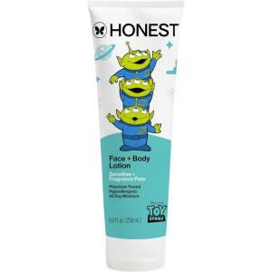 imageThe Honest Company Moisturizing Face  Body Lotion Fast Absorbing Dermatologist Tested Hypoallergenic Disney and Pixars Toy Story Sensitive Fragrance Free